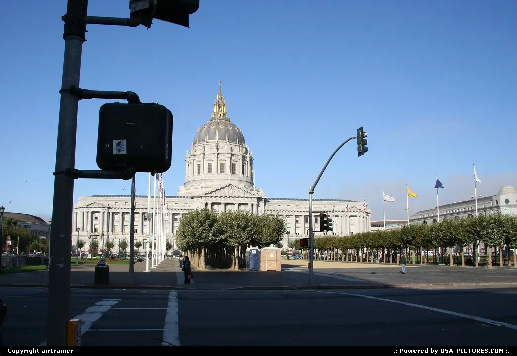 The City Hall, on Civic Center Plaza.