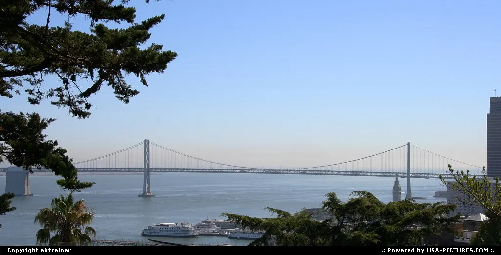 the Bay Bridge.