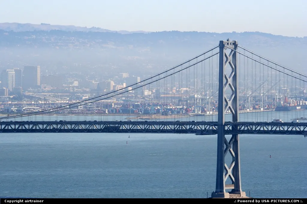 The Bay Bridge.