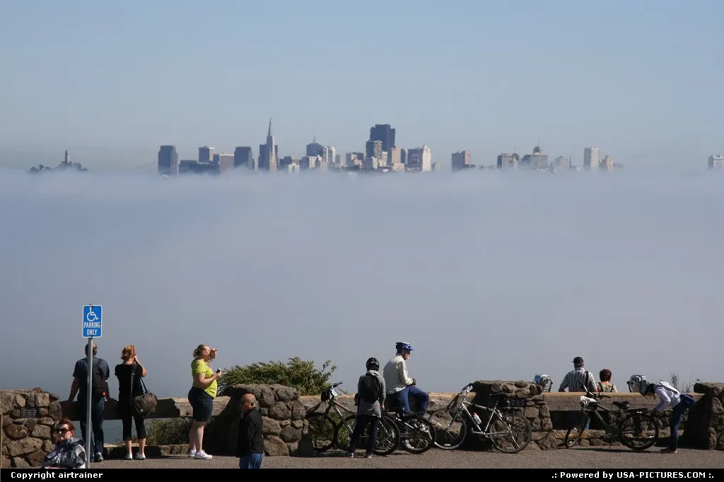 fog over the bay