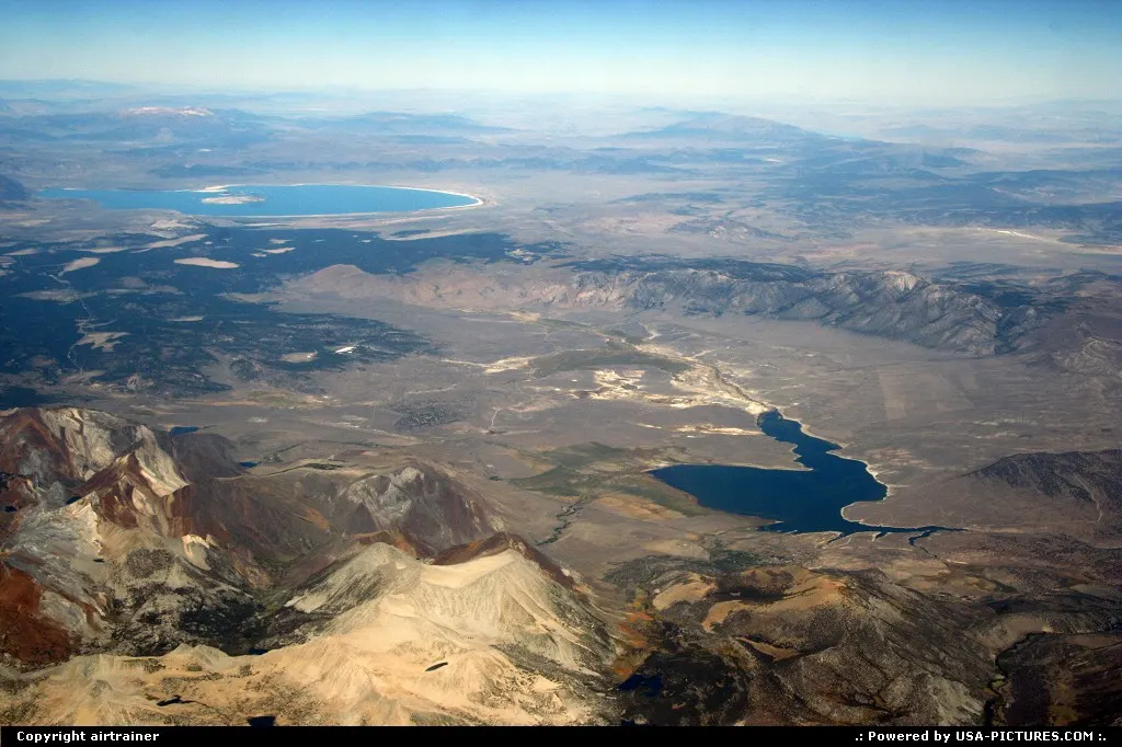 Overview of the Mono Lake area, en route to Las Vegas