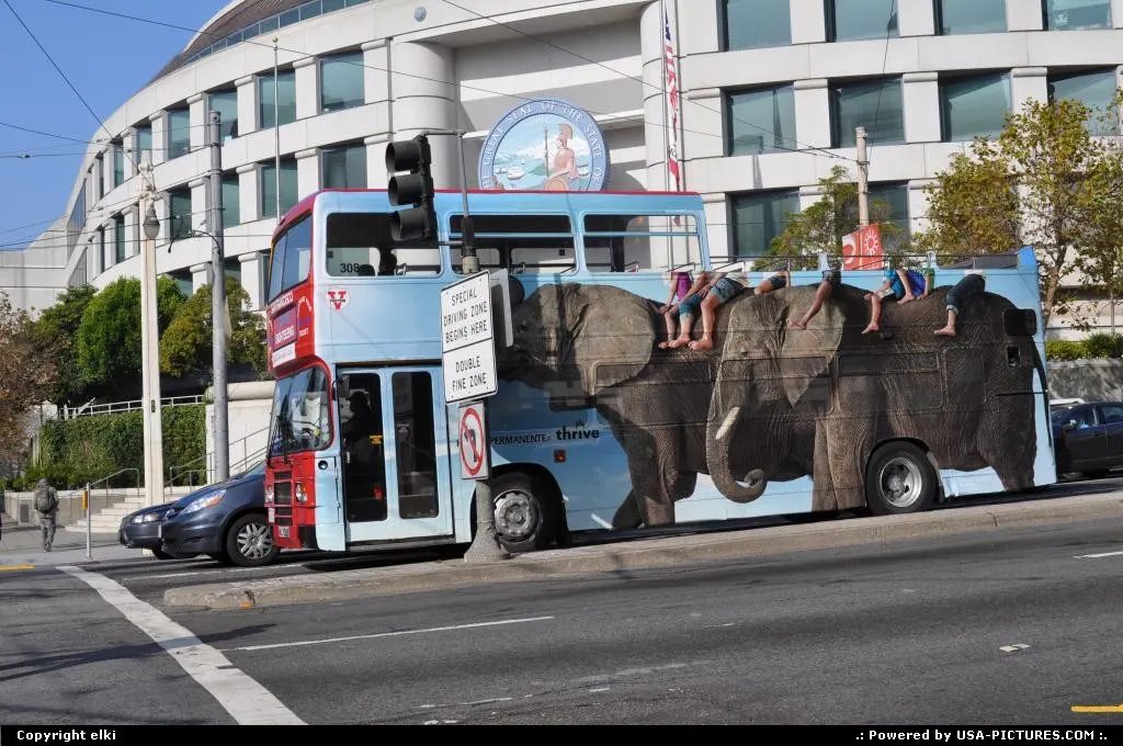 Very funny bus ads seen at van nees heading market street