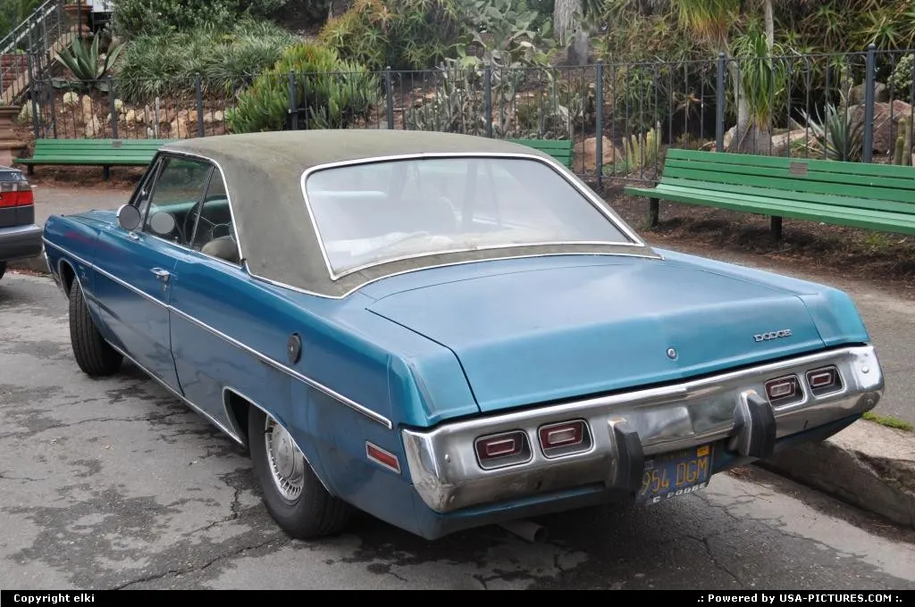old dodge parked at golden gate park