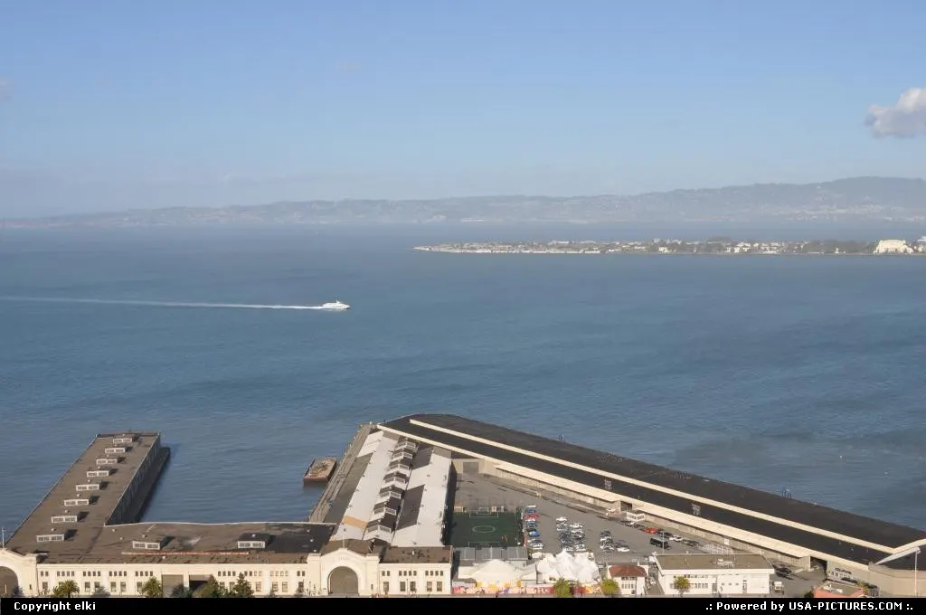 bay view from the coit tower