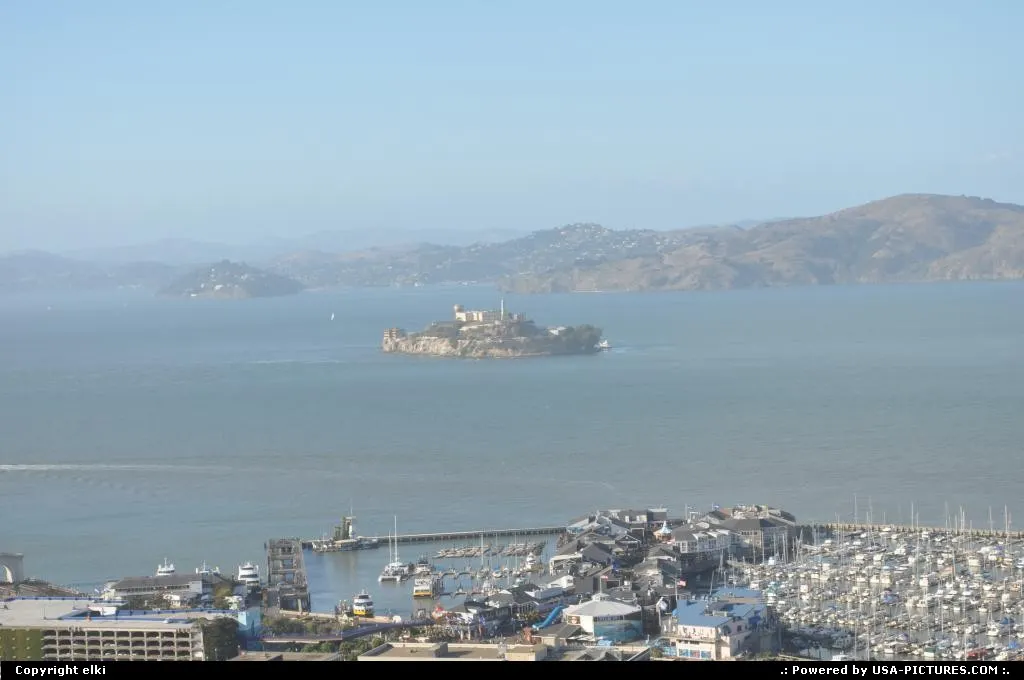 alcatraz from coit tower