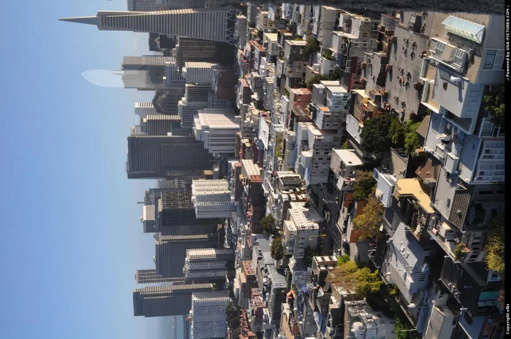 overview from the coit tower