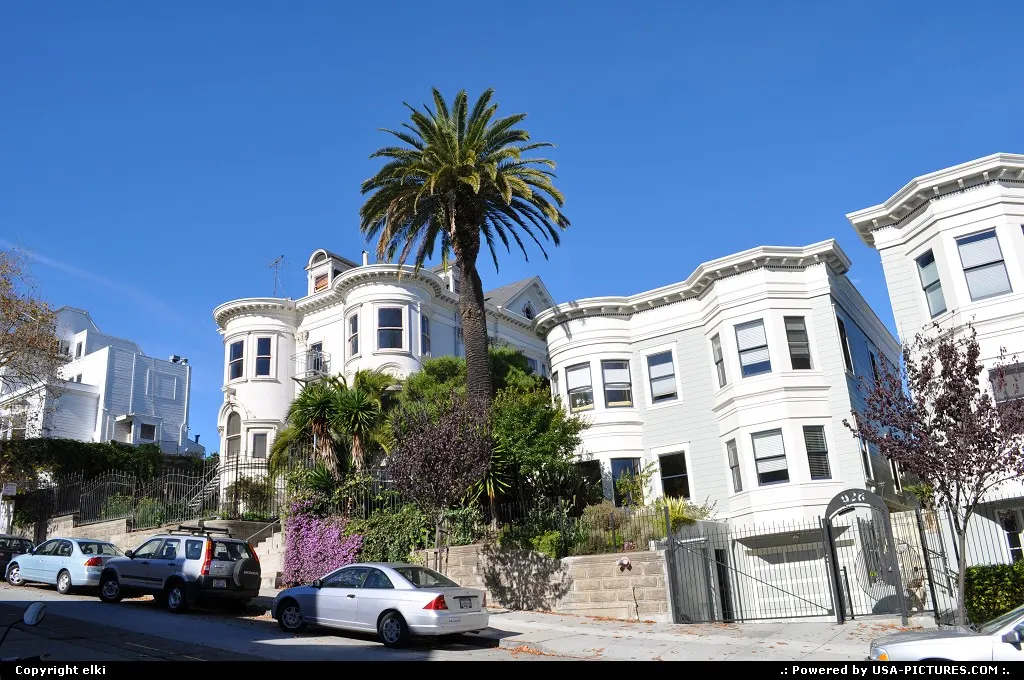 San francisco house in the alamo square' neighborhood