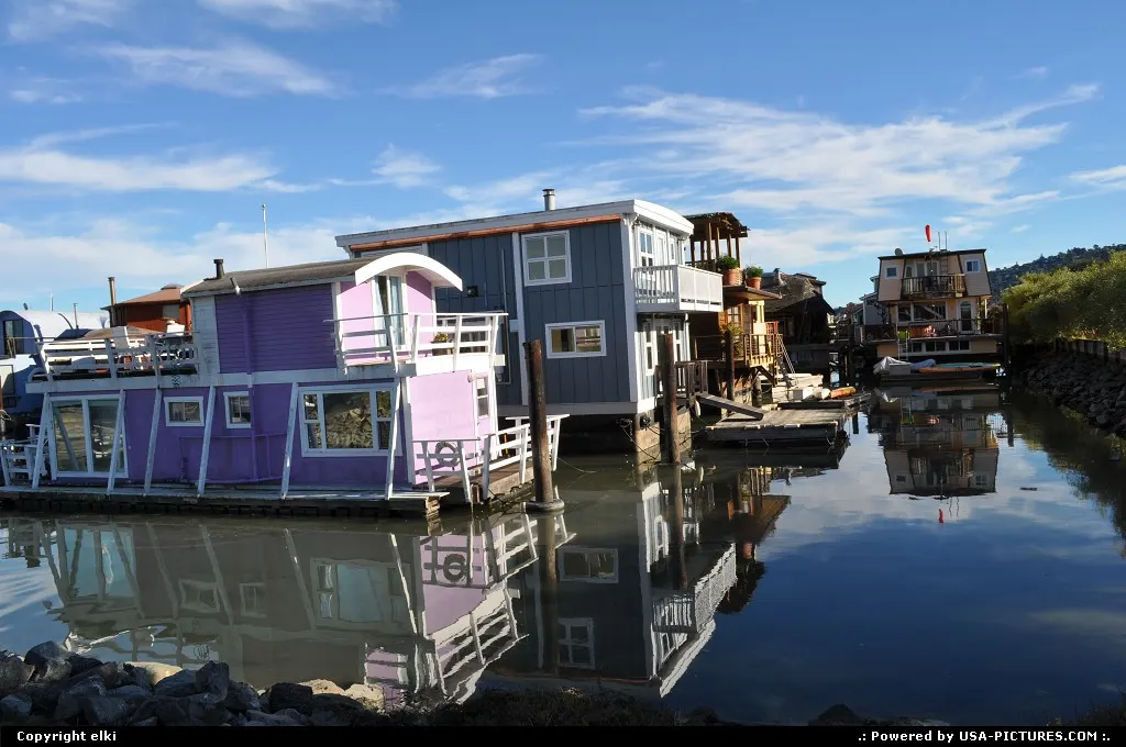 Sausalito, boat houses