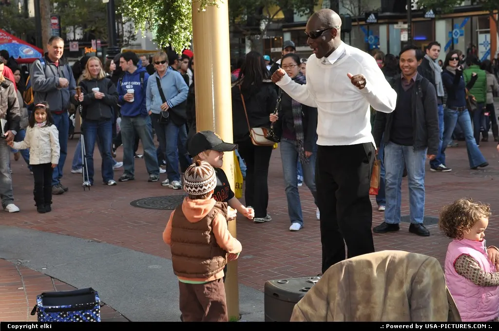 animation during black friday on market street.