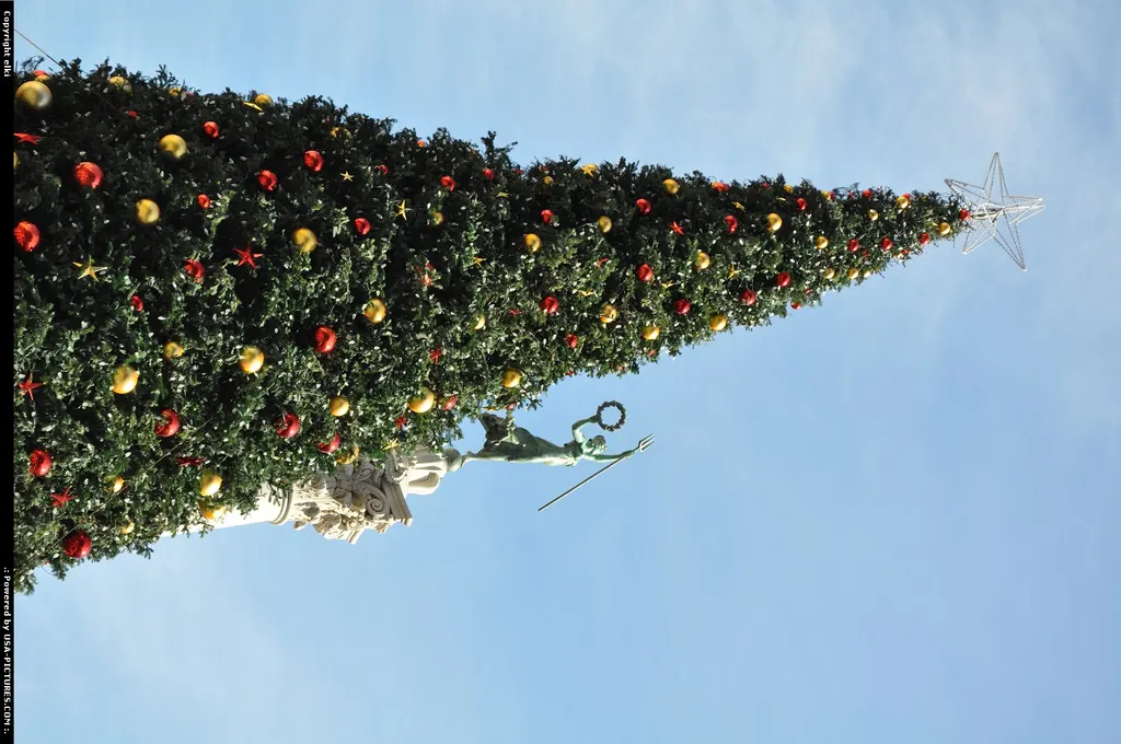 christmas time, union square san francisco
