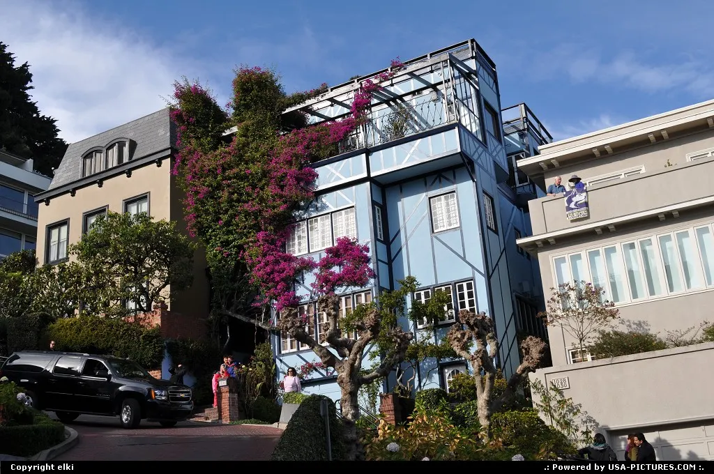 Lombard street, houses