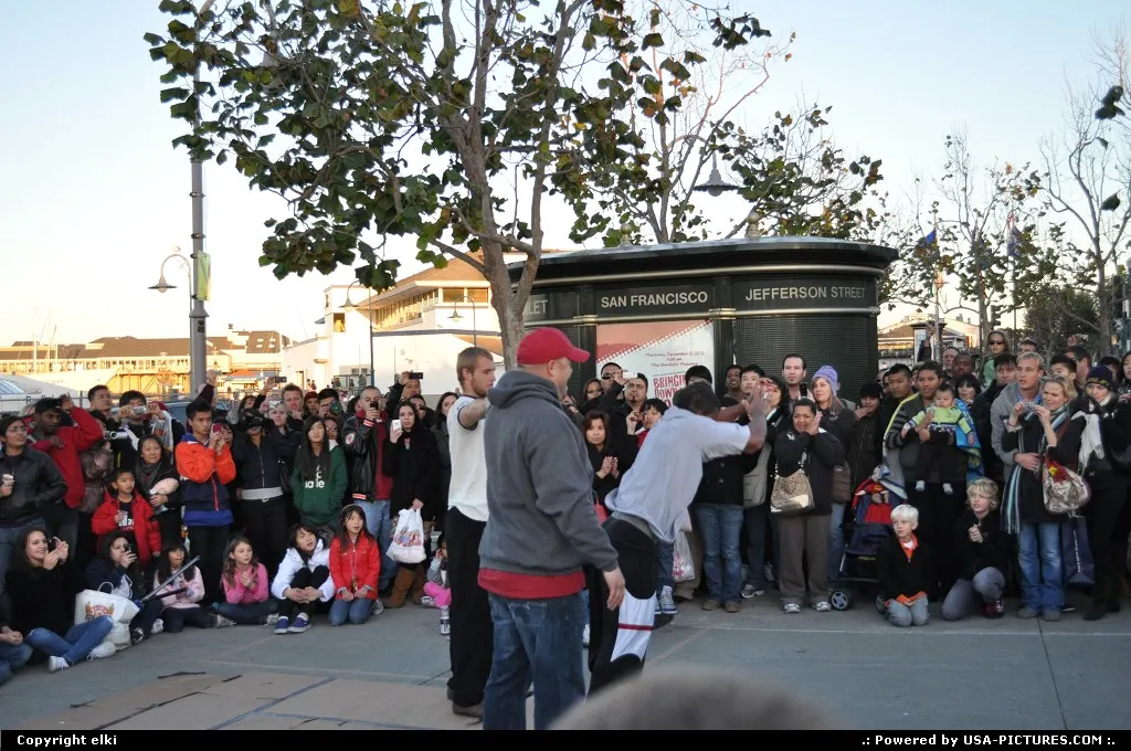 San Francisco California break dance, fisherman s wharf, pier 39, san francisco