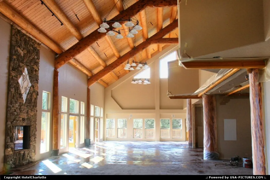 Camp Tuolumne Trails Great Hall, summer camp for disabled children and venue for group...