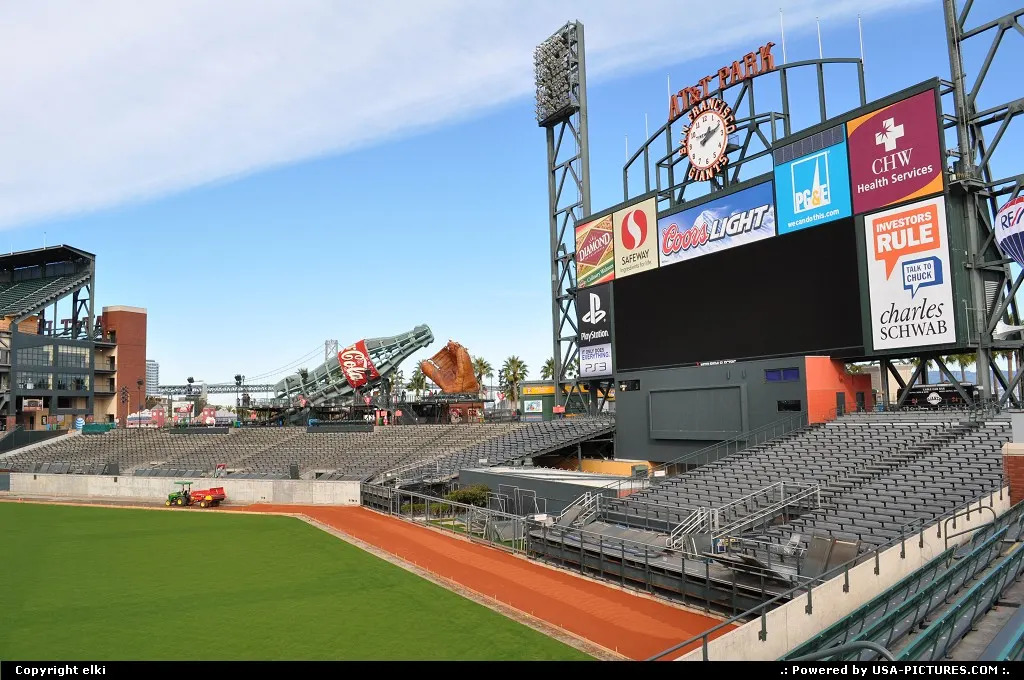 San Francisco California at&t park, giants