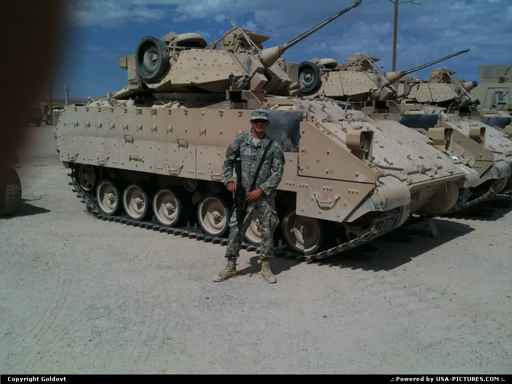 M2A3 Bradley and yours truly.
