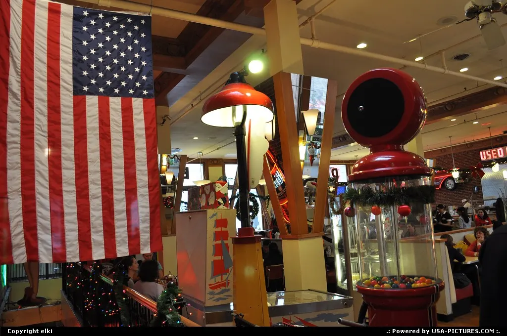 Typical USA restaurant