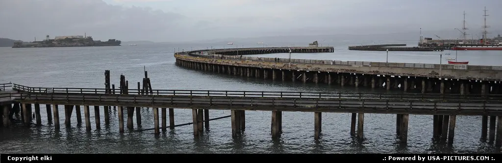 san francisco california heading fisherman from the golden gate.Either by feet or by bi...