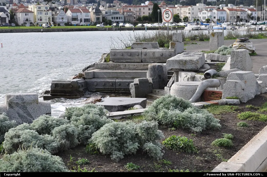 Wave organ in front of marina green. Depending of the tide it productrices amazing sound.