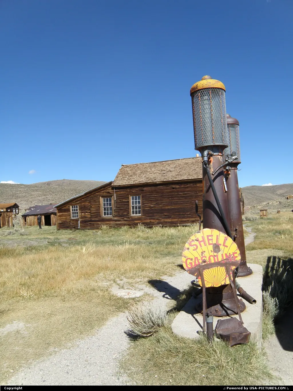 The mining city of Bodie once was the 3rd in California. Dismantled after World War II