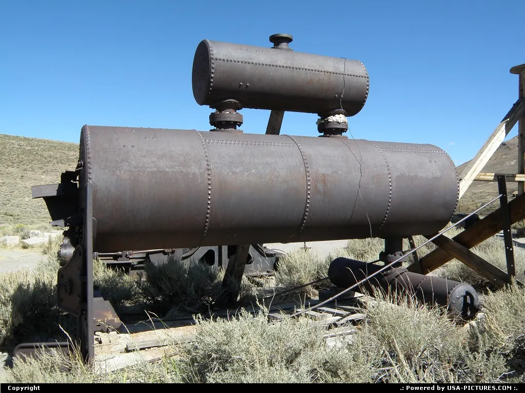 The mining city of Bodie once was the 3rd in California. Dismantled after World War II