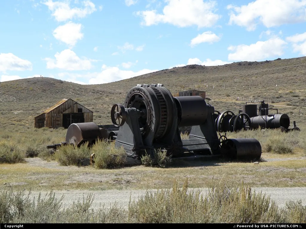 The mining city of Bodie once was the 3rd in California.