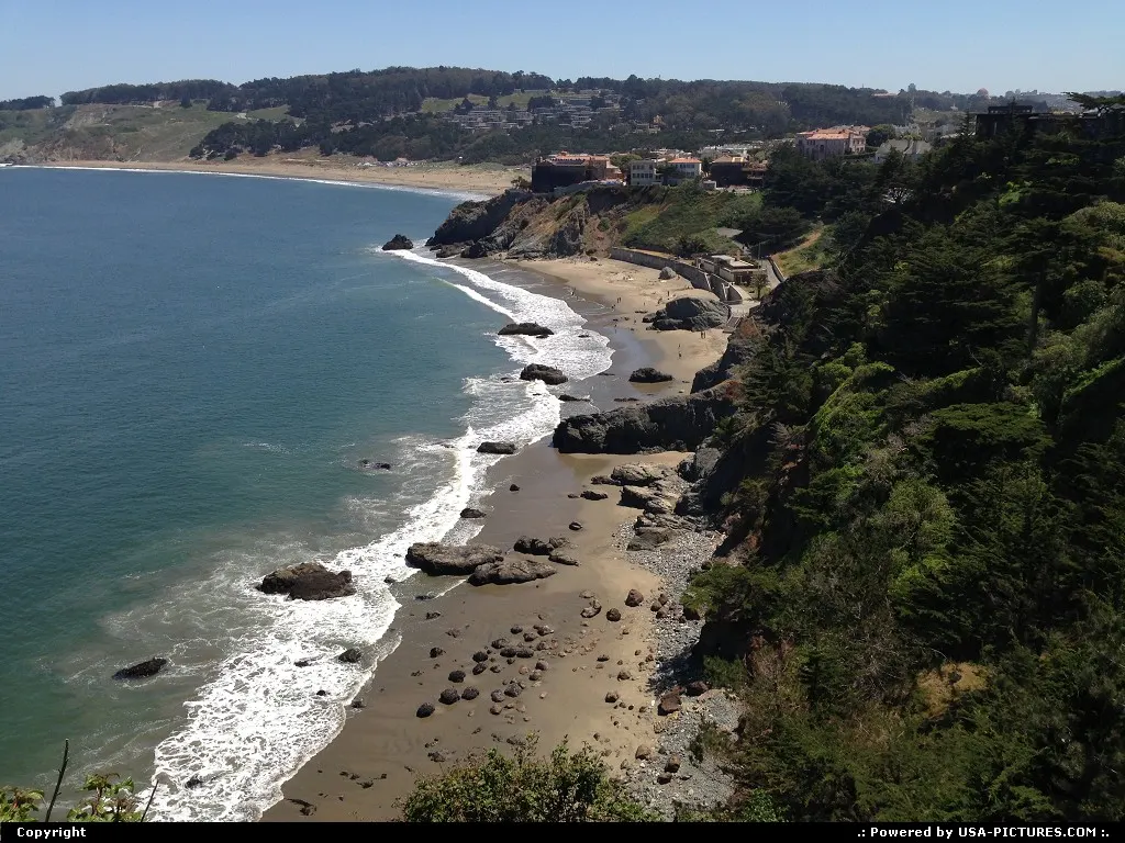 China Beach, on our way back to downtown after the Bay to Breakers crazy race.