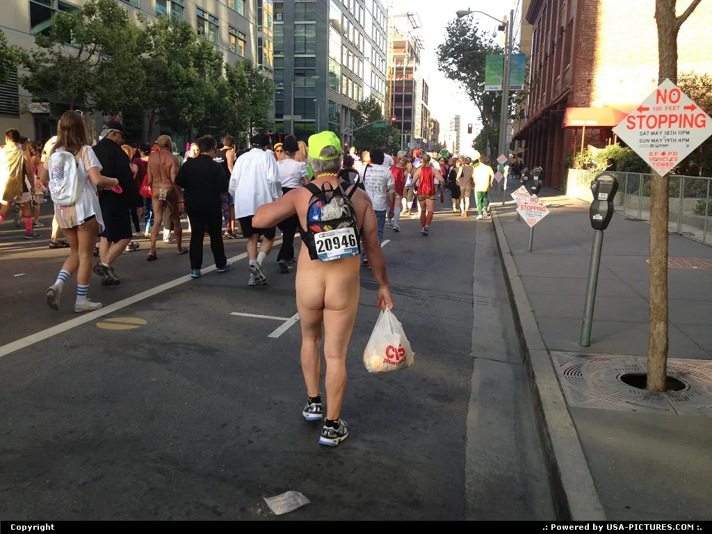 San Francisco California b2b, sfo, painted ladies, sfo, run, running