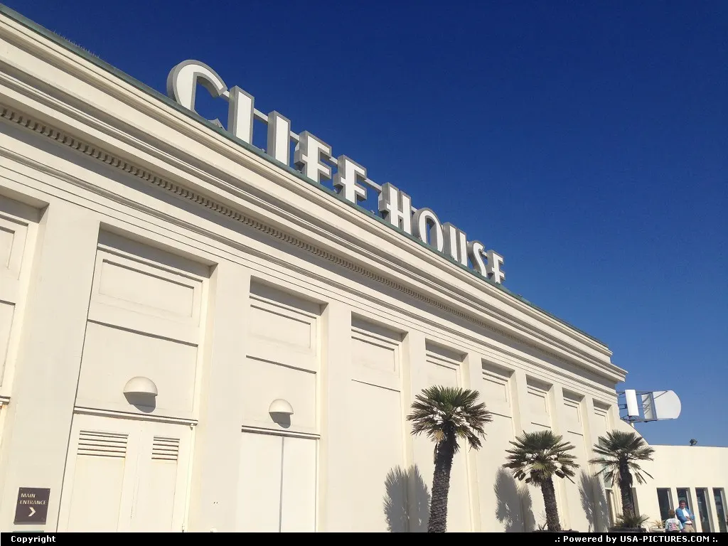 The famous Cliff House restaurant by the
