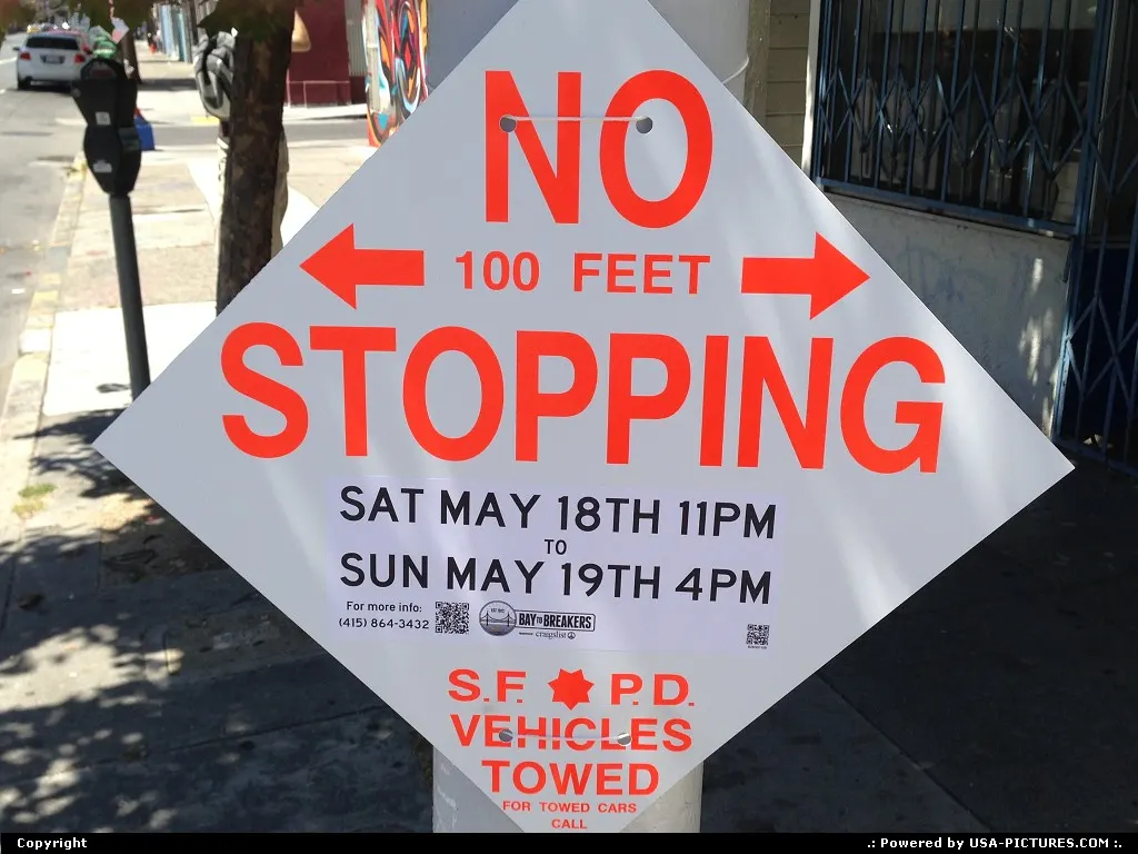 preparing street for By to Breakers famous san Francisco race !!