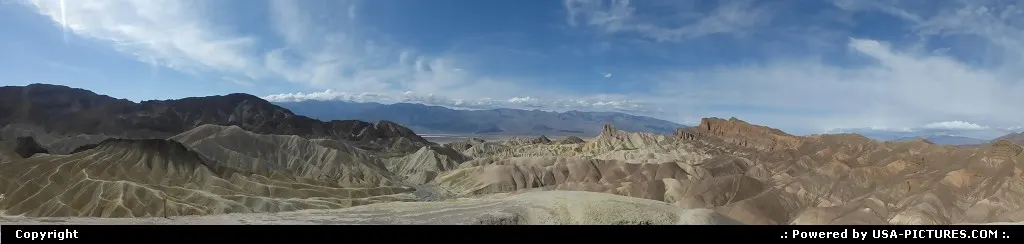 California Death Valley Zabriskie Point