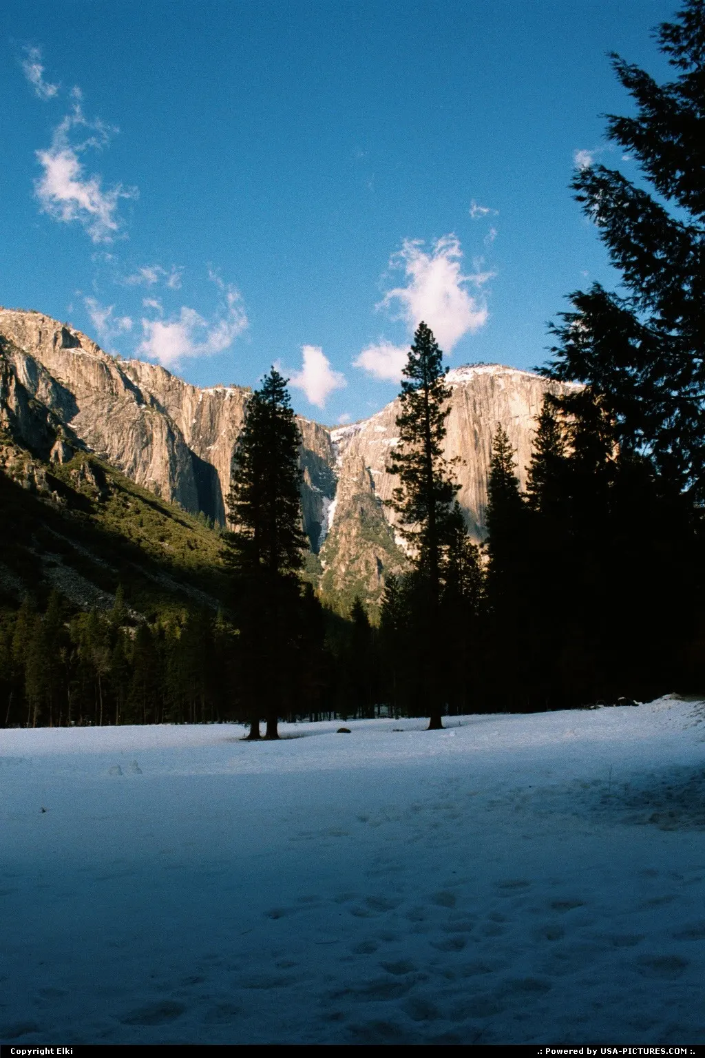 Yosemite Valley in winter