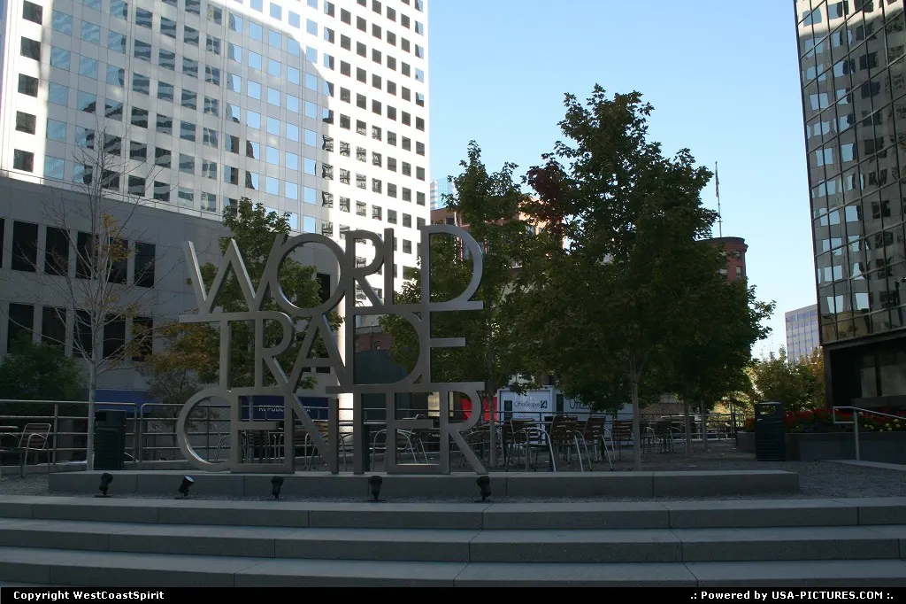 World Trade Center entrance, 16th Street Mall in downtwon Denver