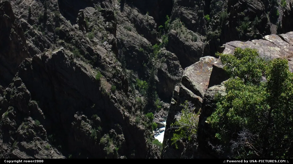 Views of the Rim of the Black Canyon of the Gunnison.