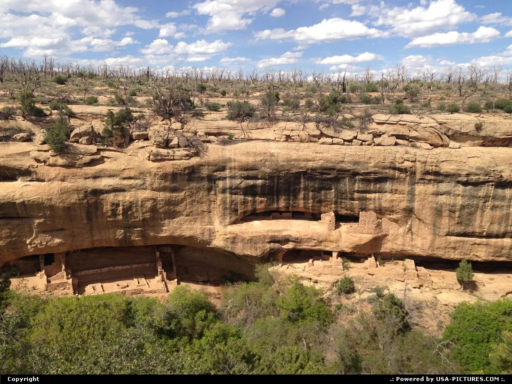 One of the impressive dwellings that one can see from the roads, loops and trails withi...