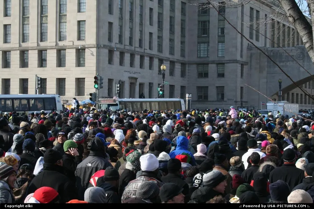 Barack Obama Inauguration day 01 20 2009. So much people, was amazing !!