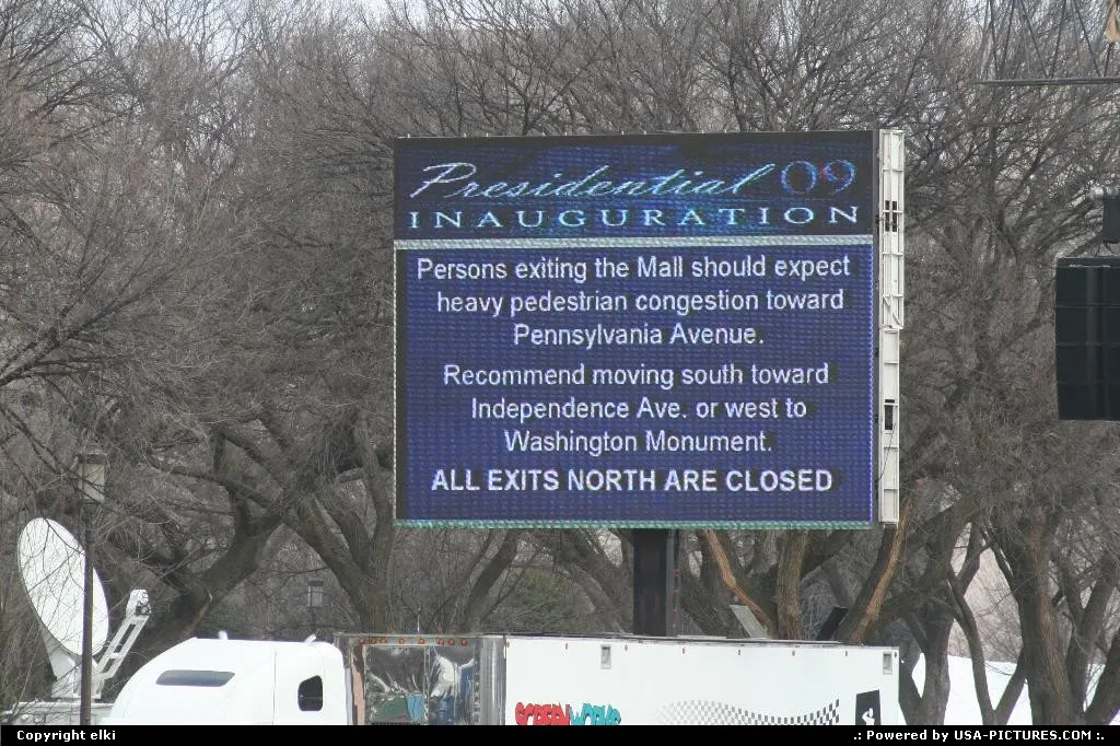 Barack Obama Inauguration day 01 20 2009. Oh really !!
