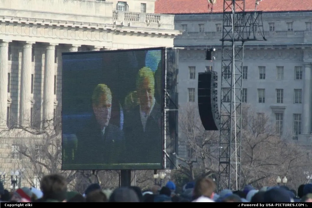 Barack Obama Inauguration day 01 20 2009. Ex president mr Busch