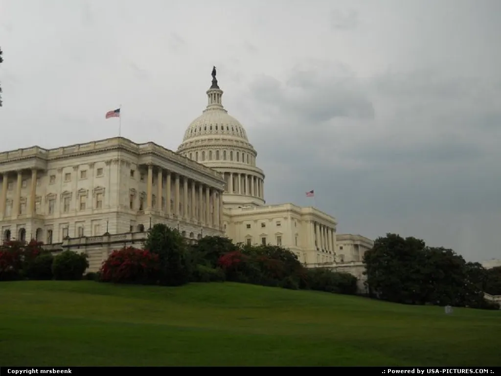 Cloudy days at the US Capital