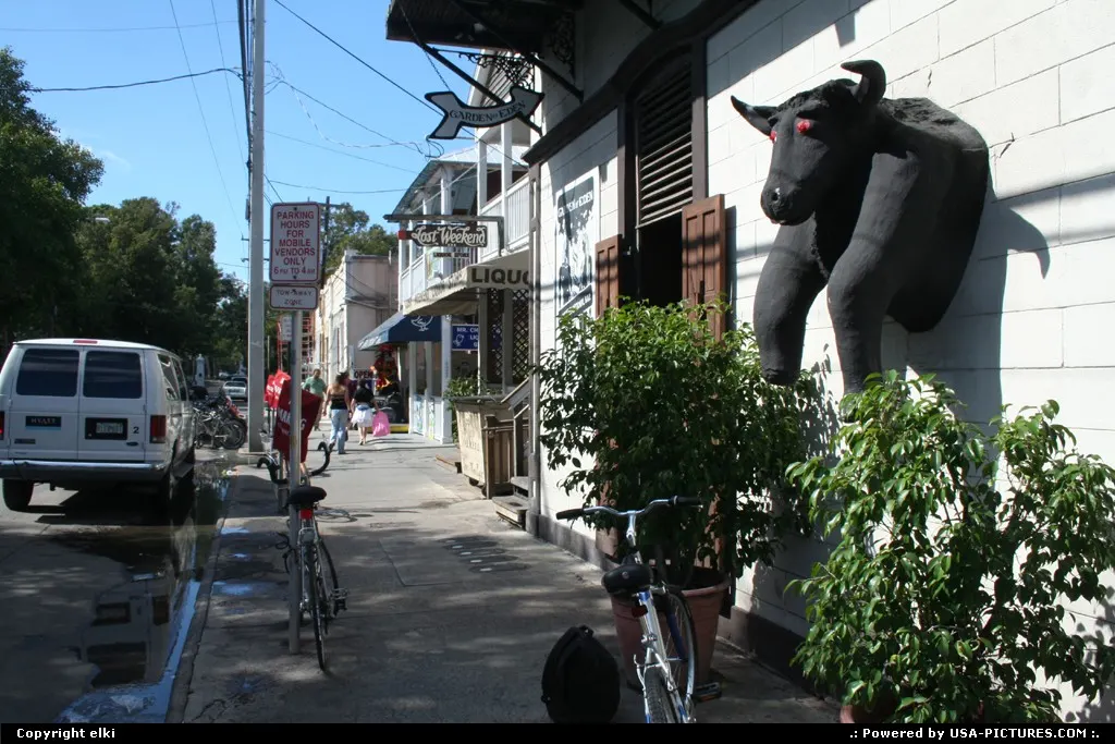The bull bar, at duval street. Shopping and fun go to duval street