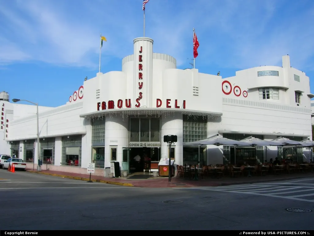 Art Deco outside...