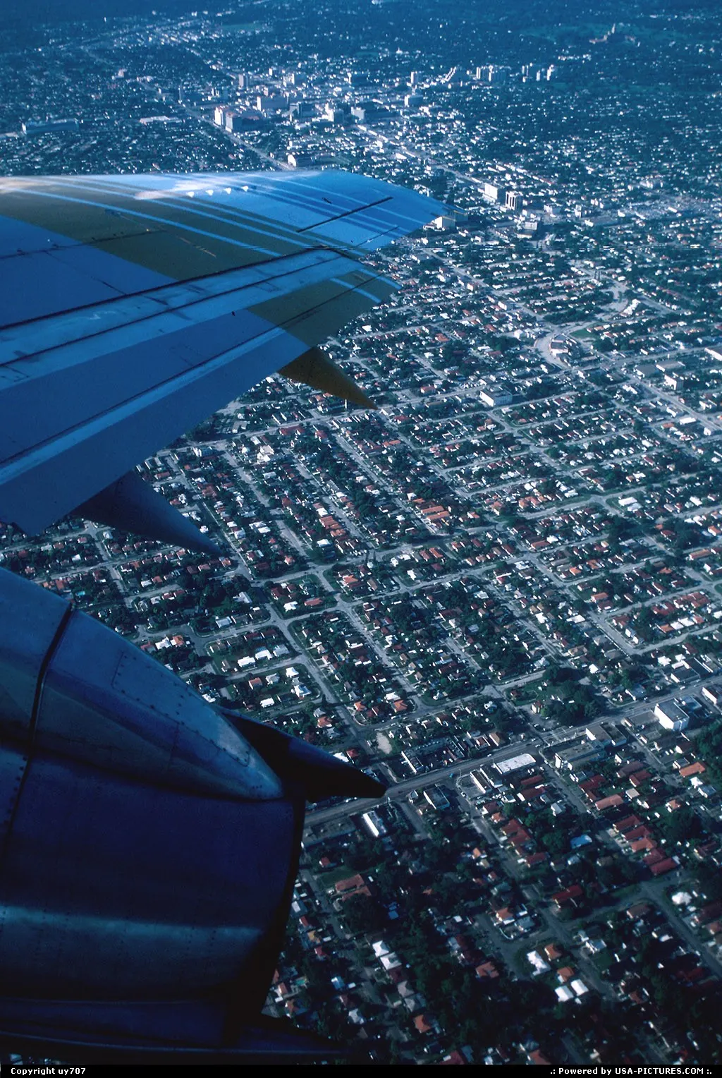 On board a Nassau-bound Bahamasair Boeing 737-200 shortly after taking off from runway 09