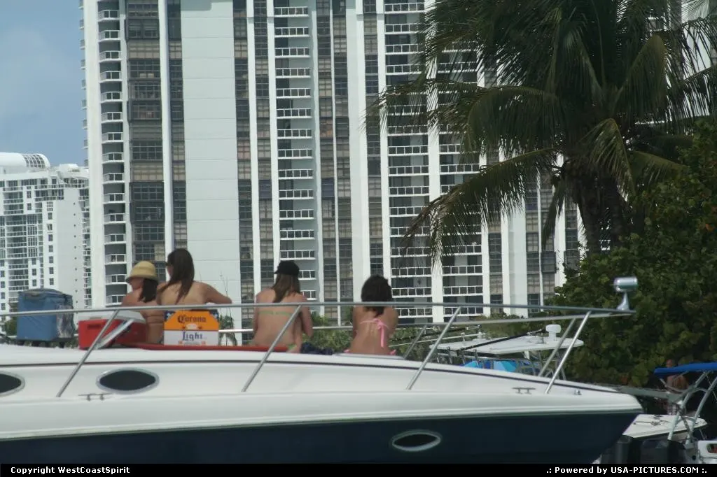 Even after, yet before summer, spring break atmosphere is everywhere in Miami.