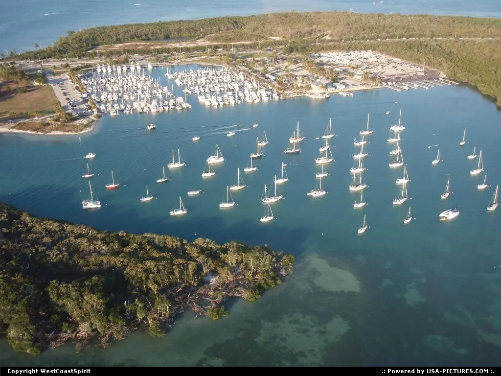 Yet another marina in Biscayne Bay, here in Key Biscayne near Miami.