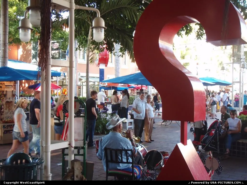 A musician performing in Bayside on this sunny Sunday afternoon.