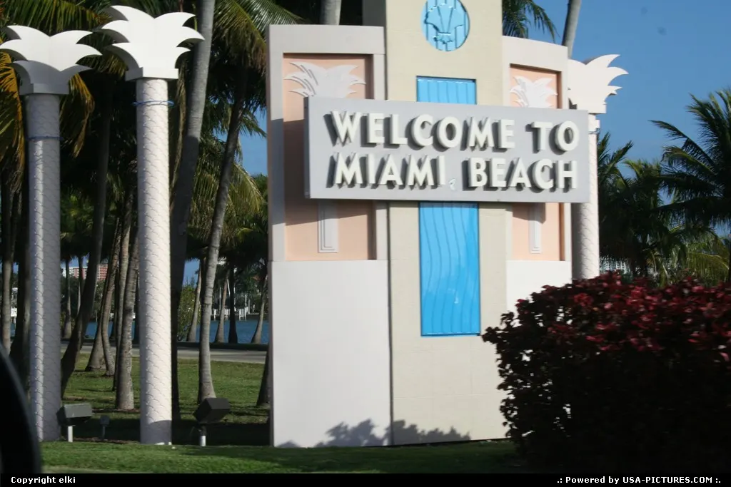 Hey, e,tering Miami beach