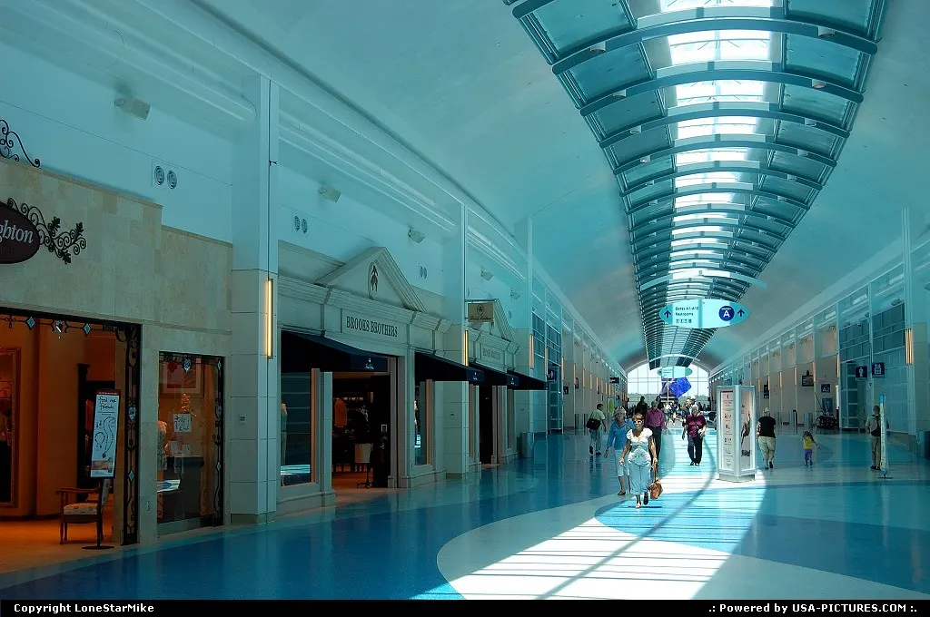 JAX - Jacksonville International Airport passenger concourse