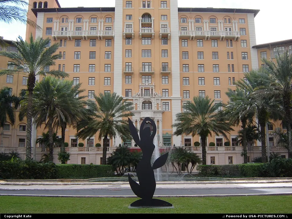 In front of the Biltmore Hotel
