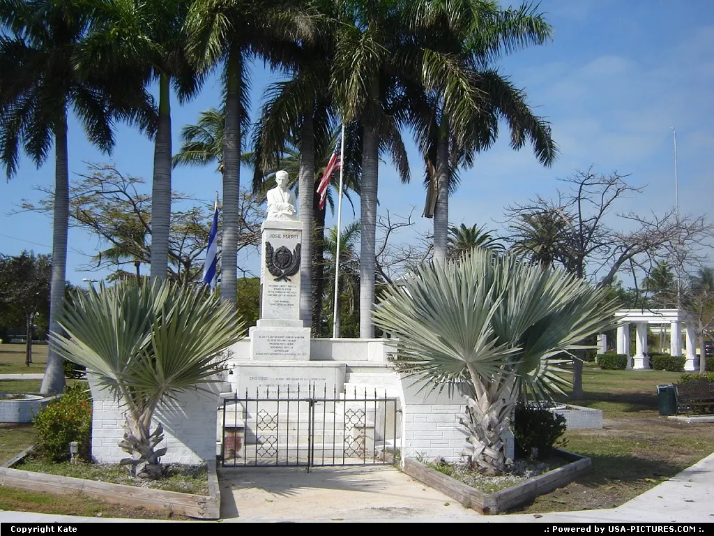 Jose Marti memorial, to celebrate this 19th century martyr of the fight against