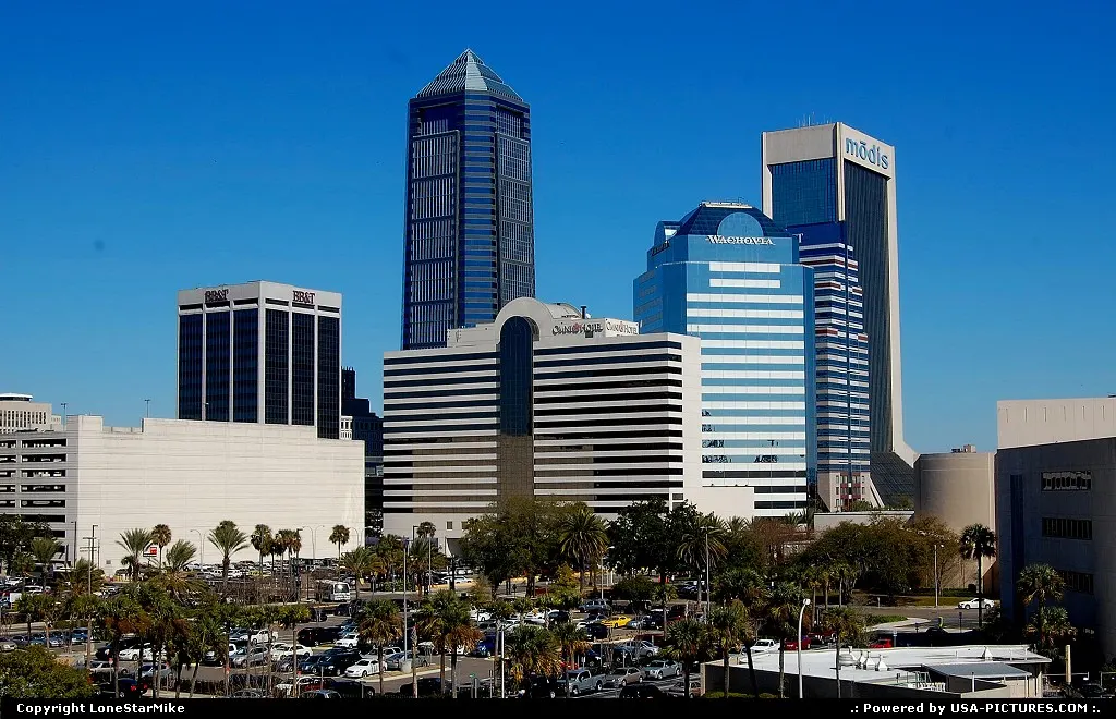 Downtown skyscrapers