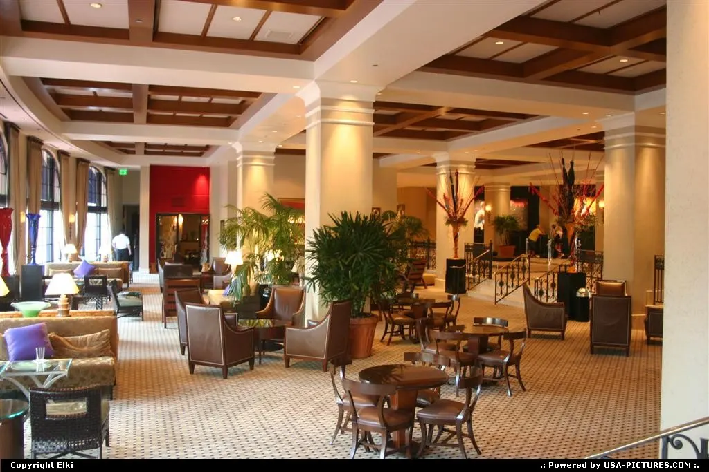 The lobby, Hard Rock Hotel at Universal
